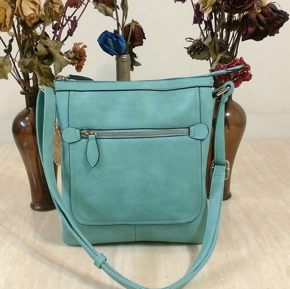 Minty Green Shoulder purse